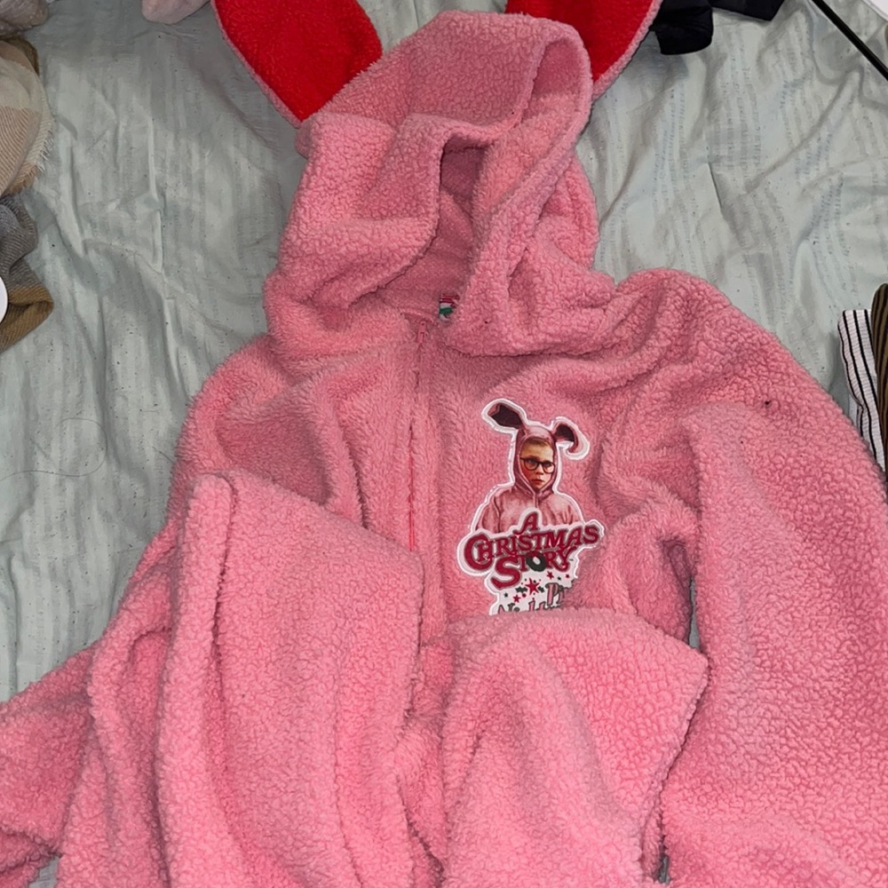 Fuzzy Christmas Story Onesie!